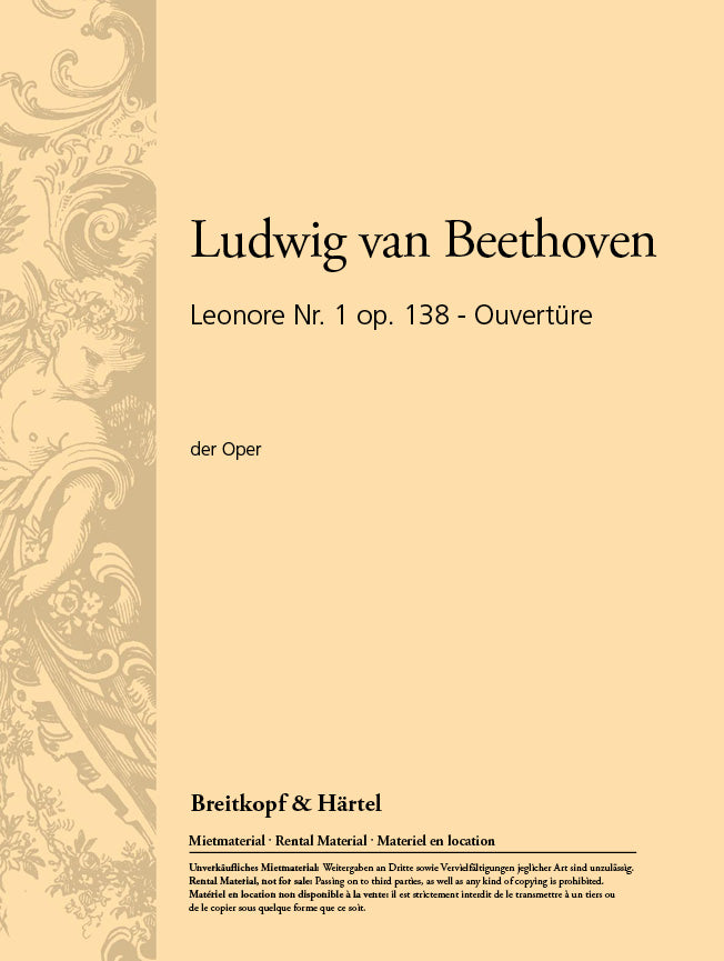 Leonore Nr. 1 - Ouvertüre