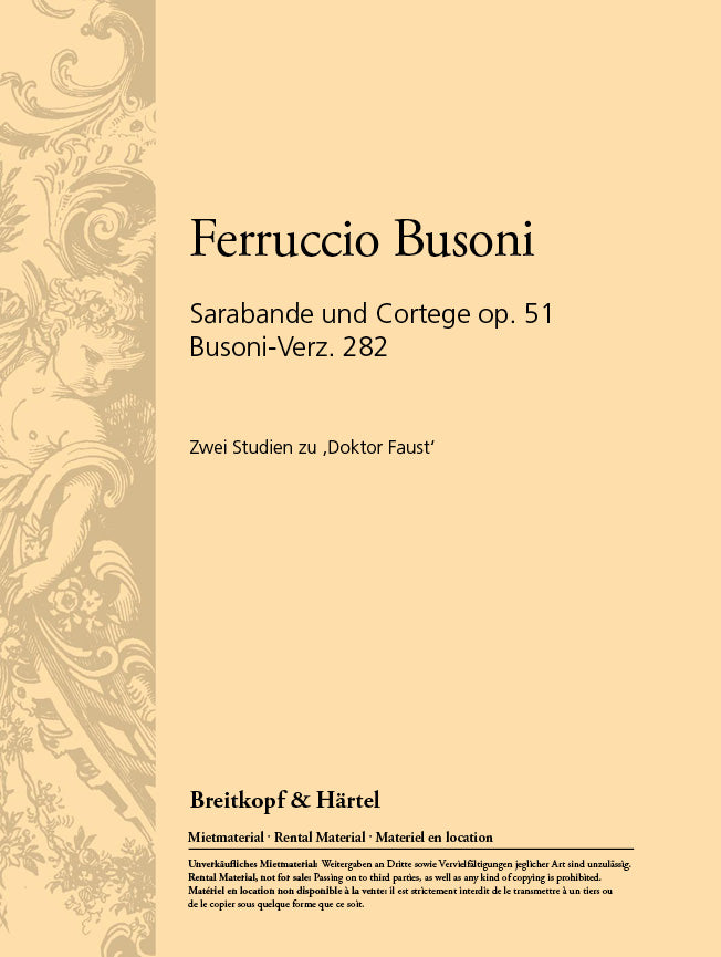 Sarabande und Cortège