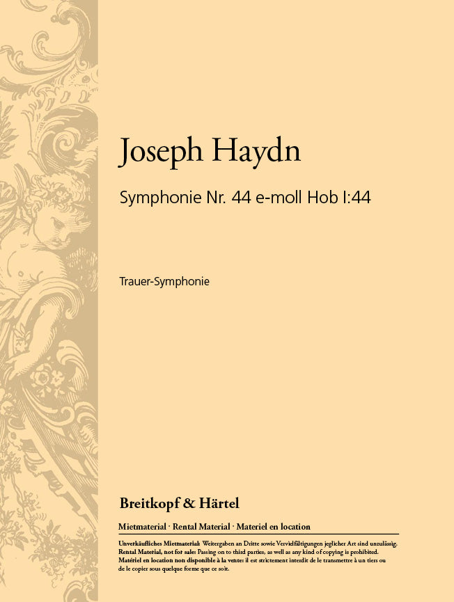 Symphonie Nr. 44 e-moll