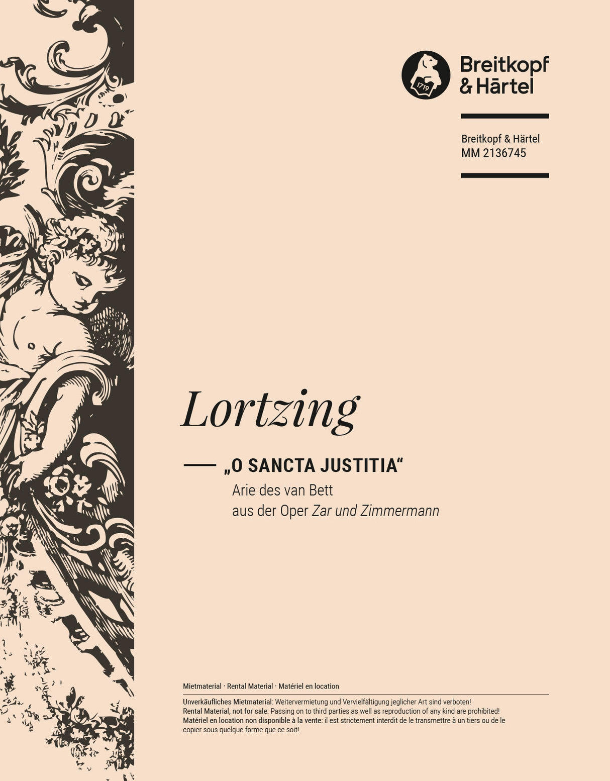 Zar und Zimmermann / O sancta Justitia