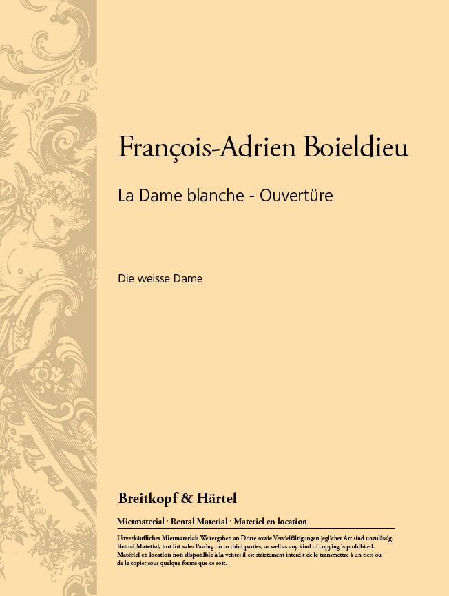 Dame blanche, La / Ouvertüre