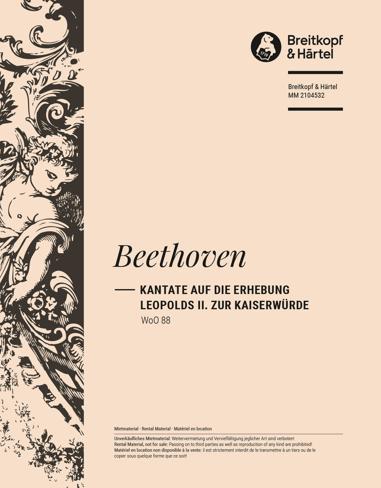 Kantate auf die Erhebung Leopolds II. zur