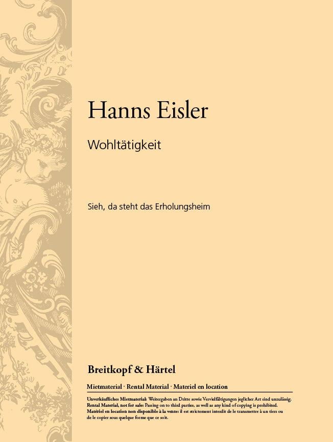 Wohltätigkeit (1930)
