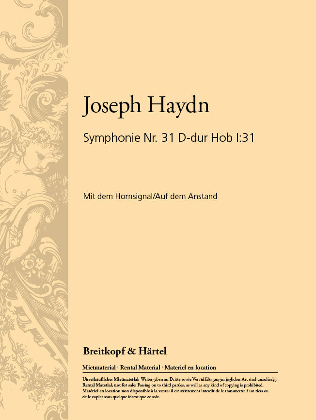 Symphonie Nr. 31 D-dur
