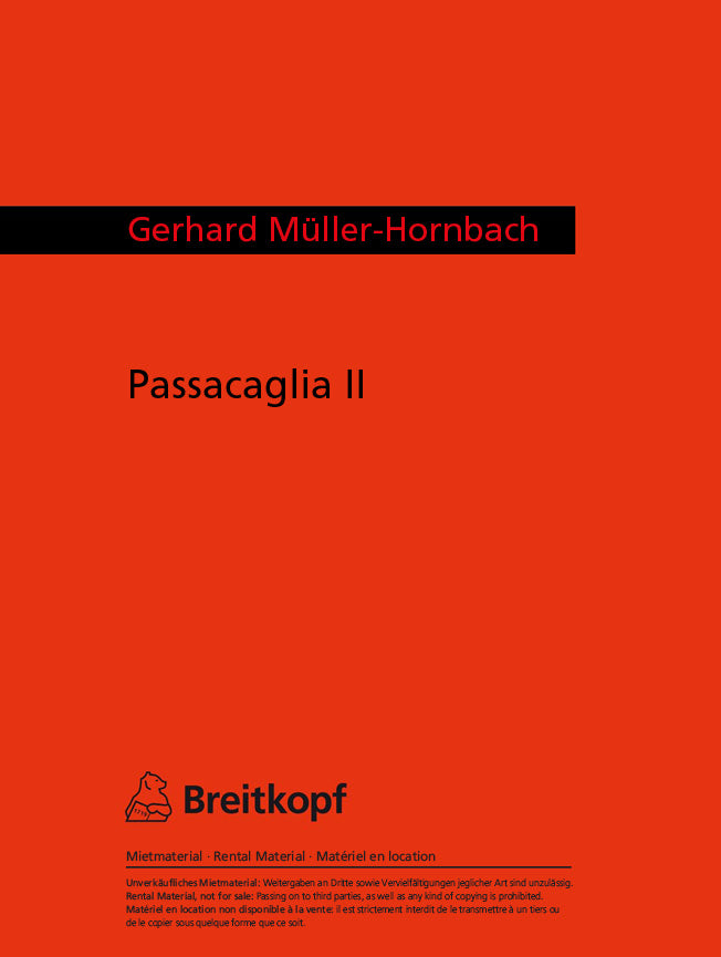 Passacaglia II (1981)