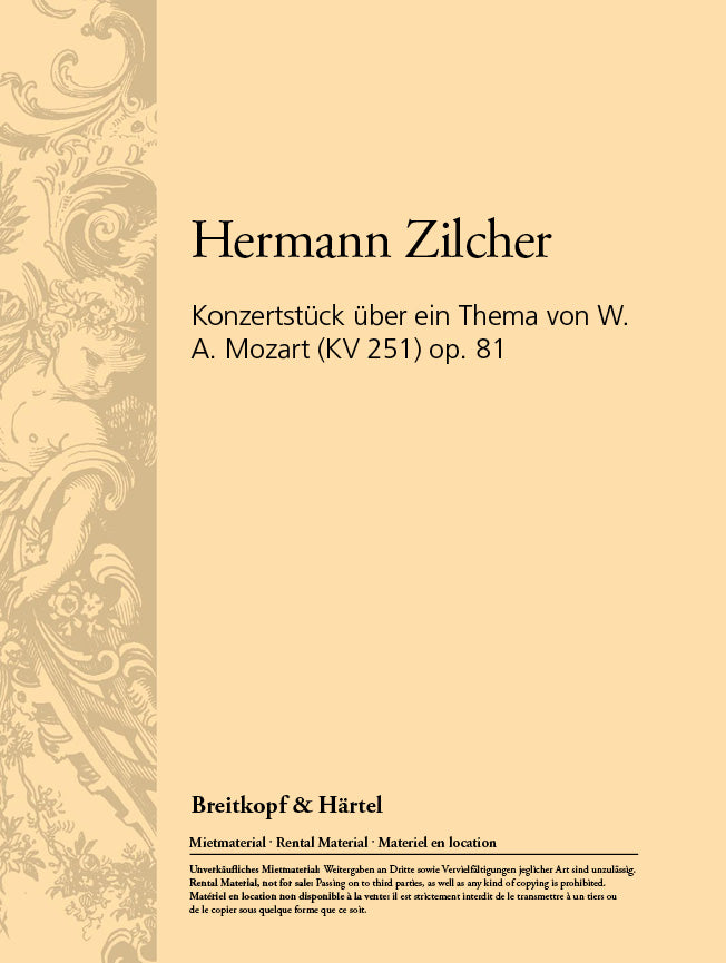 Konzertstück über ein Thema von W. A. Mozart (KV