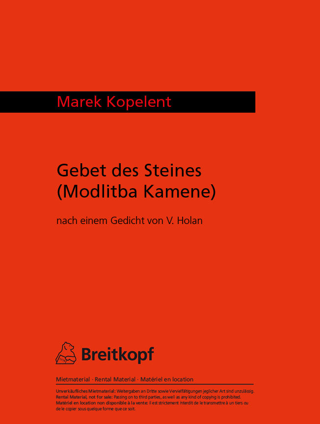 Gebet des Steines (1967)
