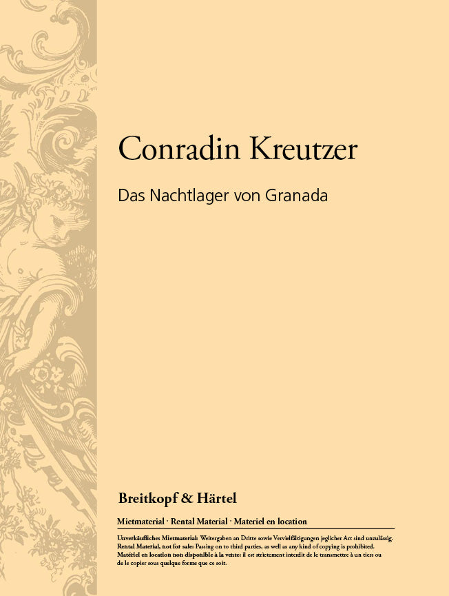 Nachtlager von Granada, Das / Schon die