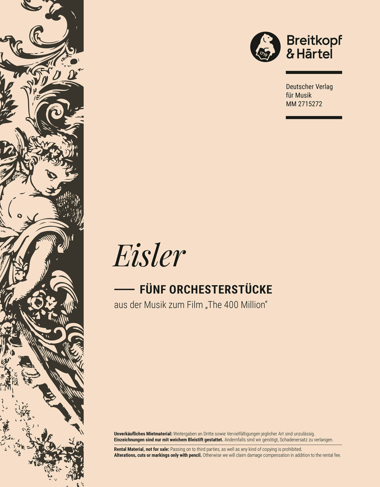 Orchesterstücke, Fünf (1938/40)