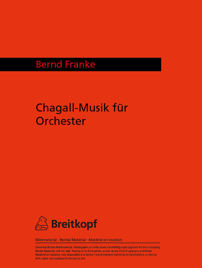 Chagall-Musik für Orchester