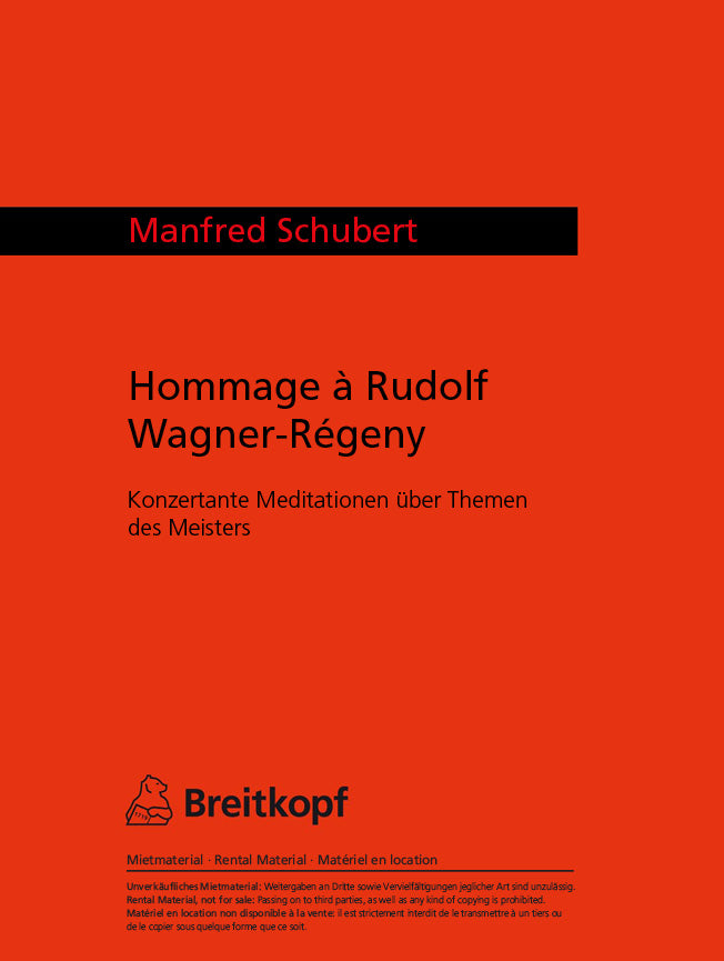 Hommage a Rudolf Wagner-Regeny (1972)