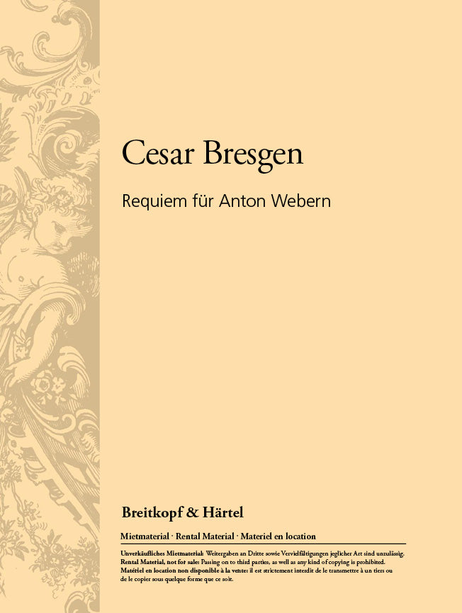 Requiem für Anton Webern (1945/72)