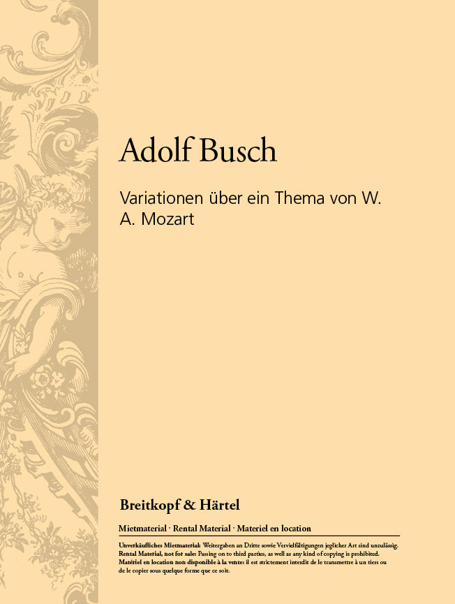 Variationen über ein Thema von W. A. Mozart