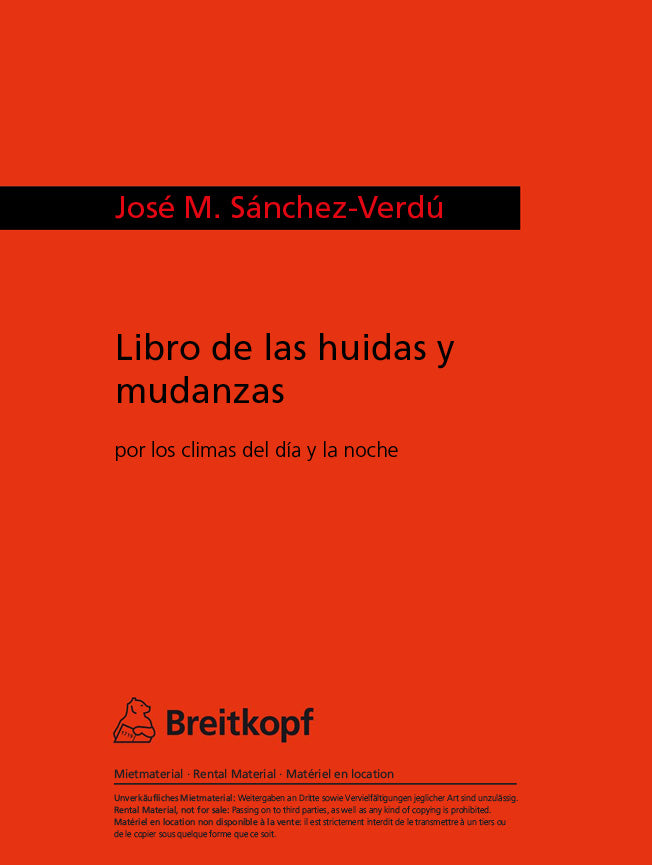 Libro de las huidas y mudanzas
