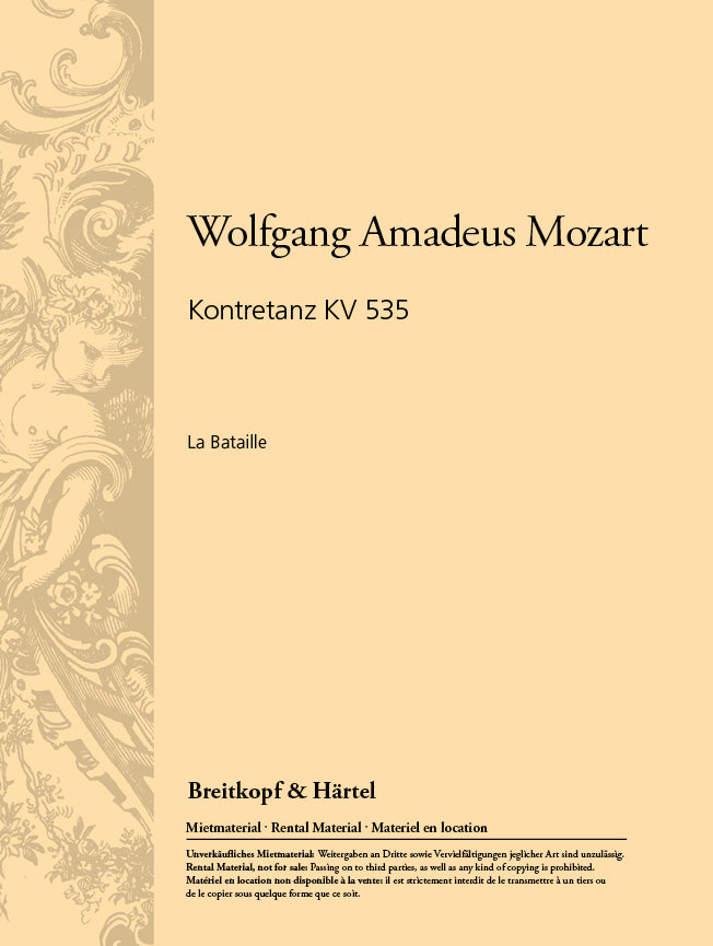 Contredanse K. 535