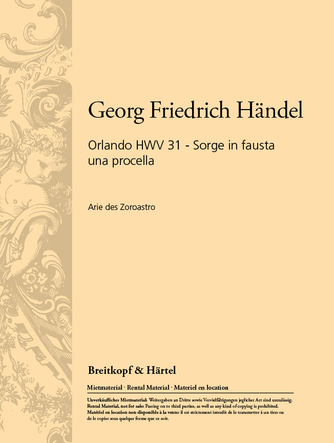 Orlando / Sorge in fausta una procella