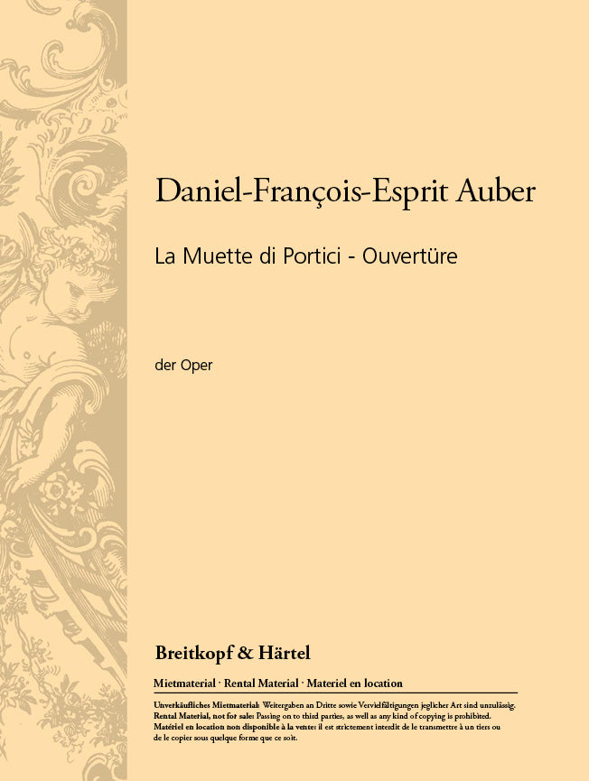 Muette di Portici, La / Ouvertüre