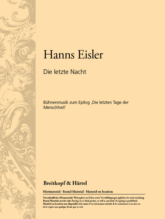 letzte Nacht, Die
