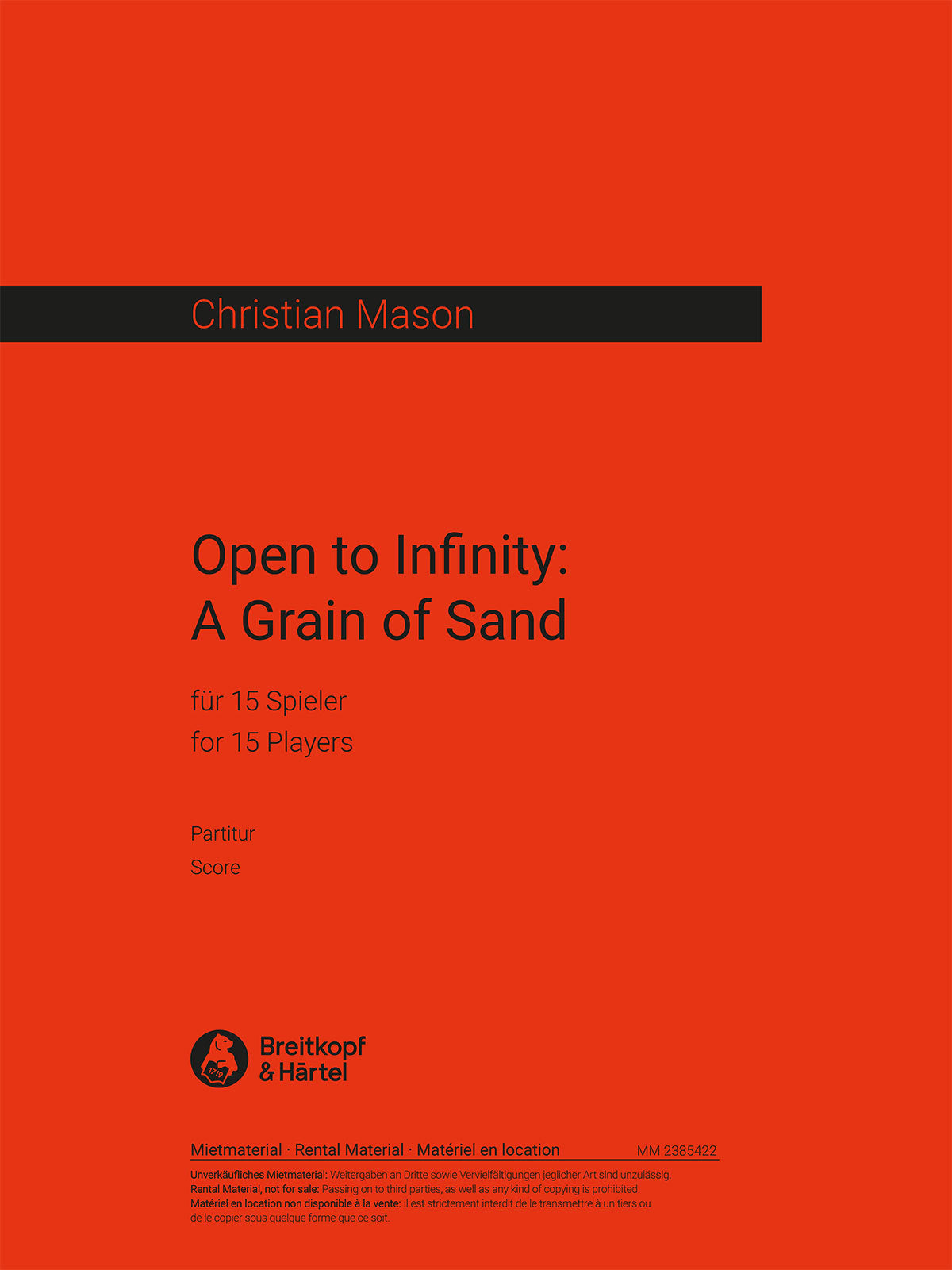 Open to Infinity: A Grain of Sand