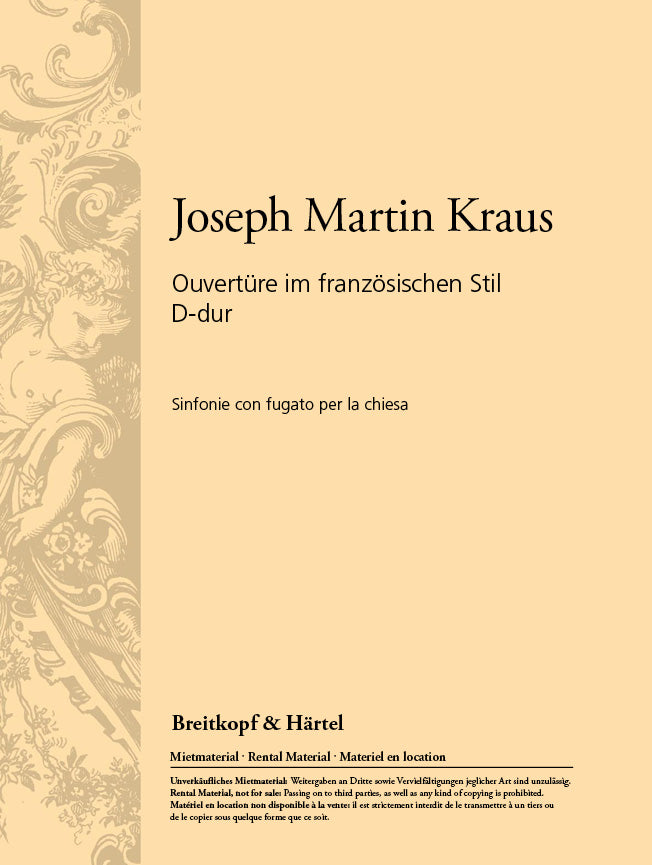 Ouvertüre im französischen Stil D-dur