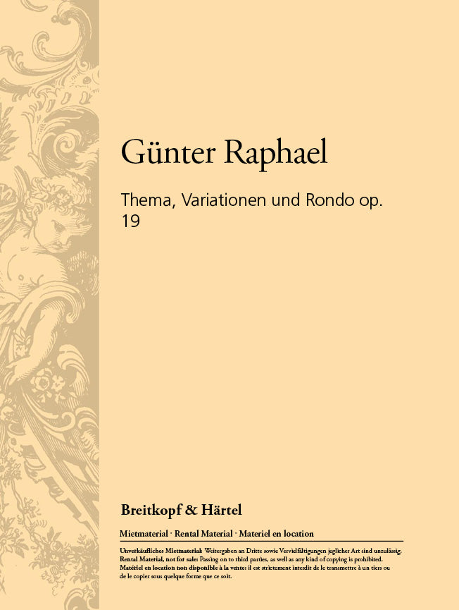 Thema, Variationen und Rondo
