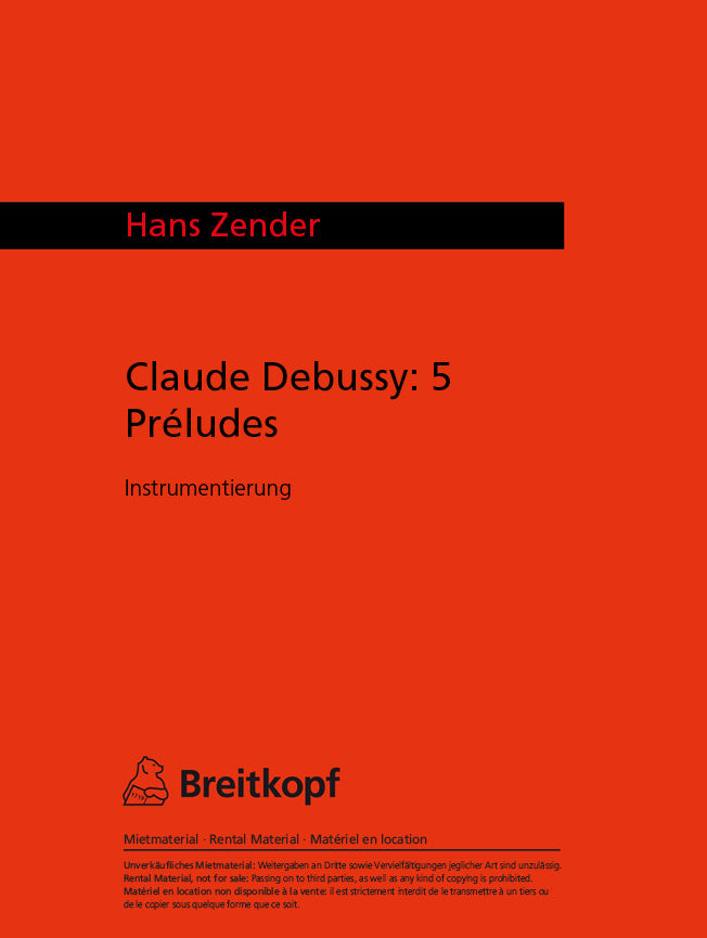 Preludes, Fünf (1910)