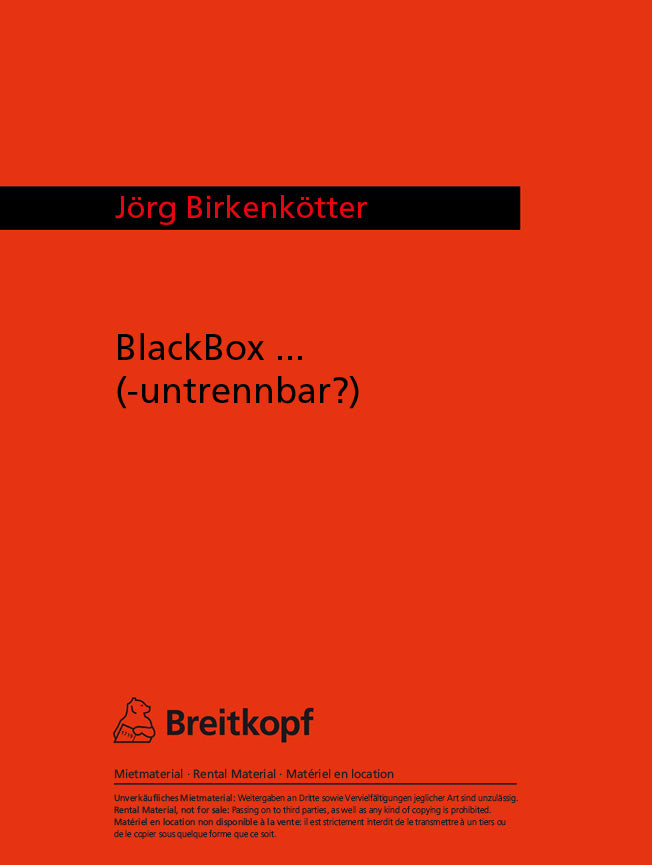 Black Box.... (untrennbar?)