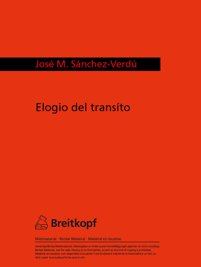 Elogio del Transito