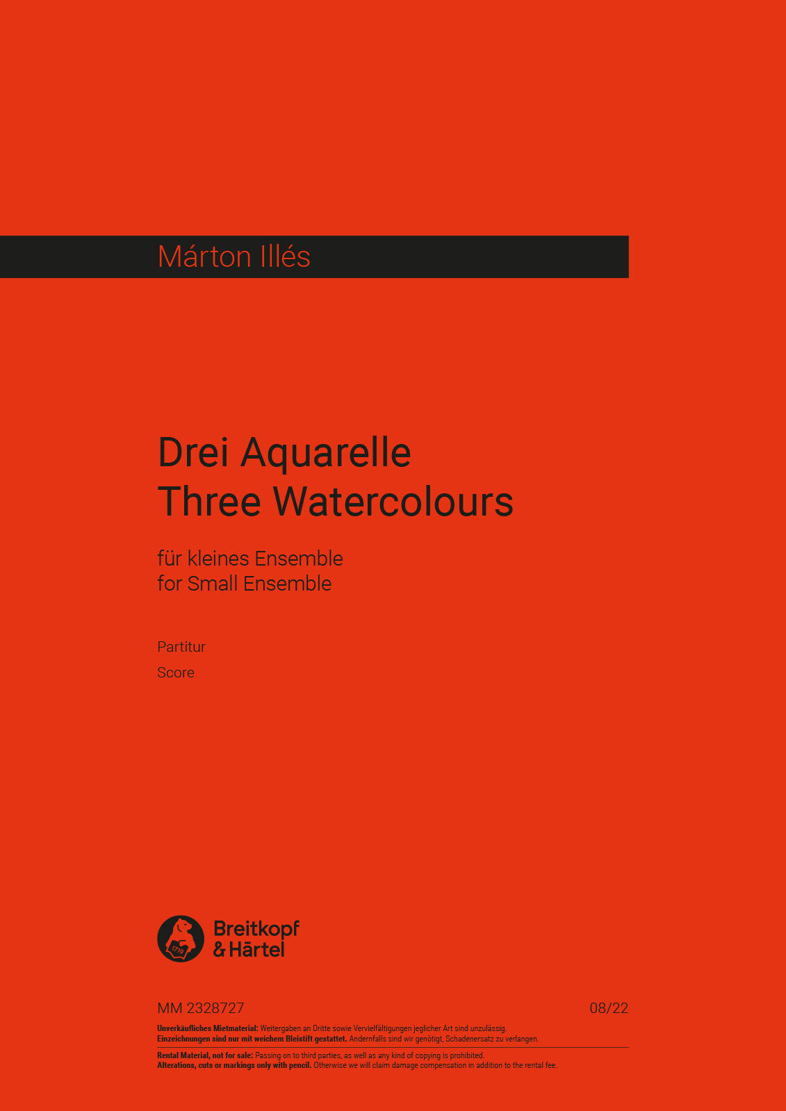 Drei Aquarelle