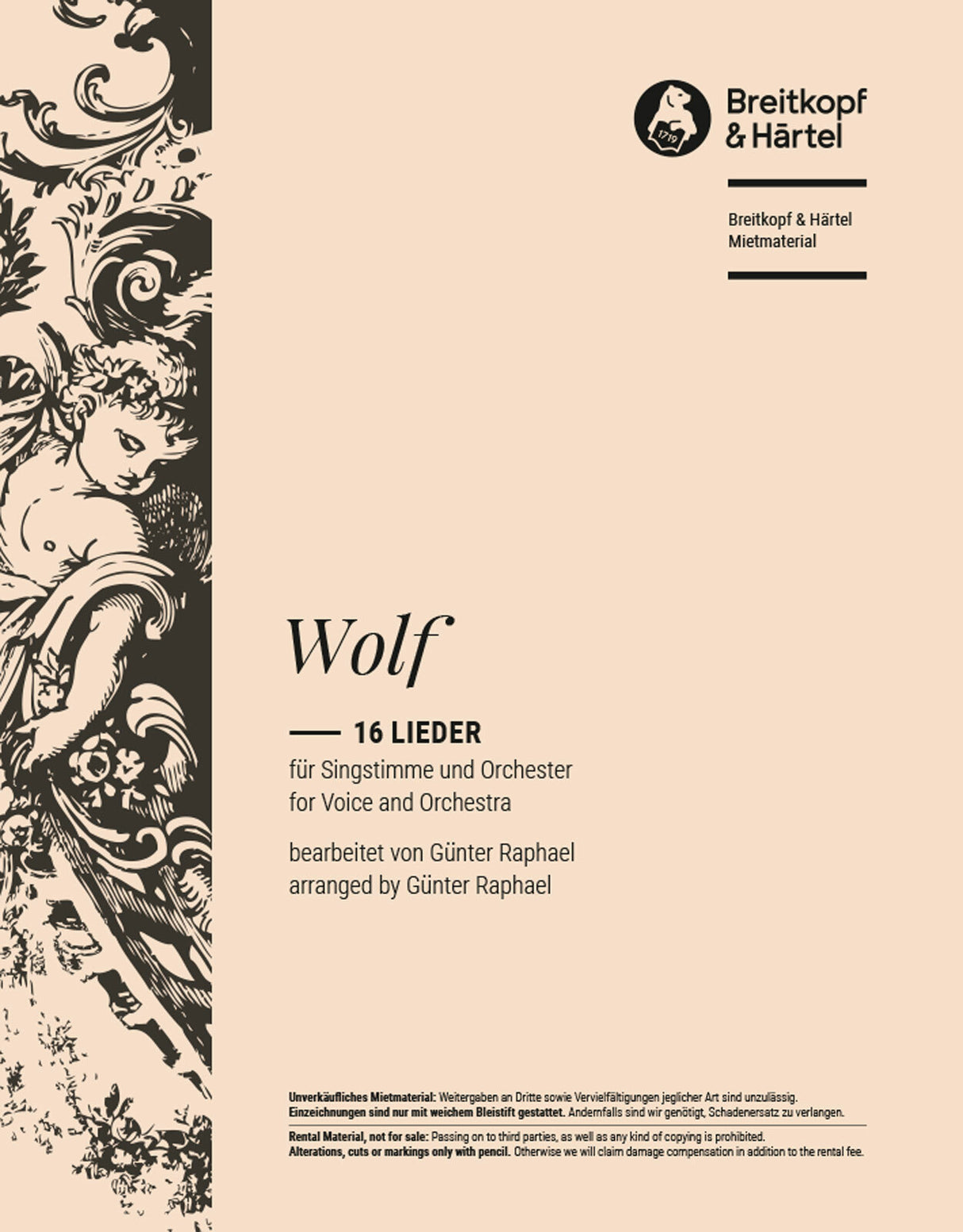 Sechzehn Lieder I