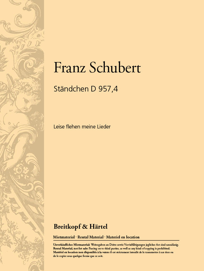 Ständchen 'Leise flehen meine Lieder'