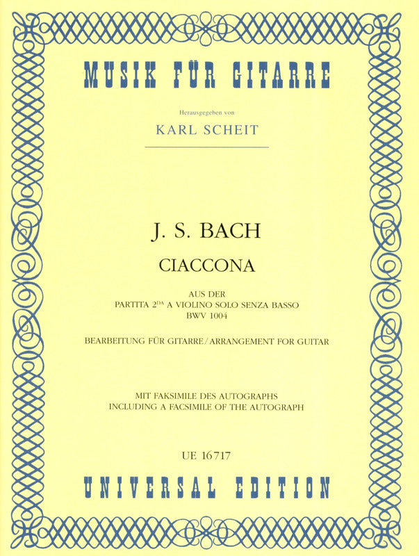 Bach: Chaconne, BWV 1004 (arr. for guitar)