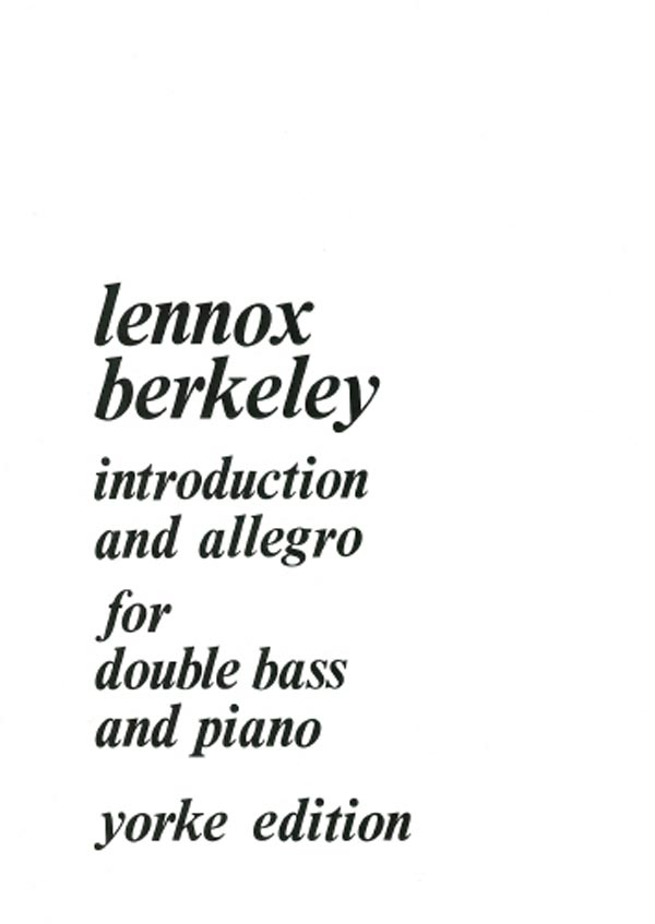 Berkeley: Introduction & Allegro, Op. 80