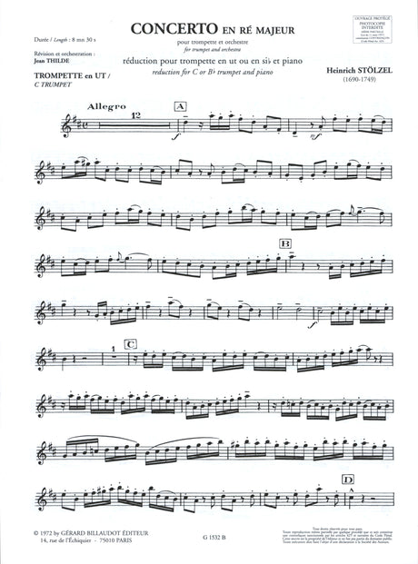 Stölzel: Trumpet Concerto in D Major