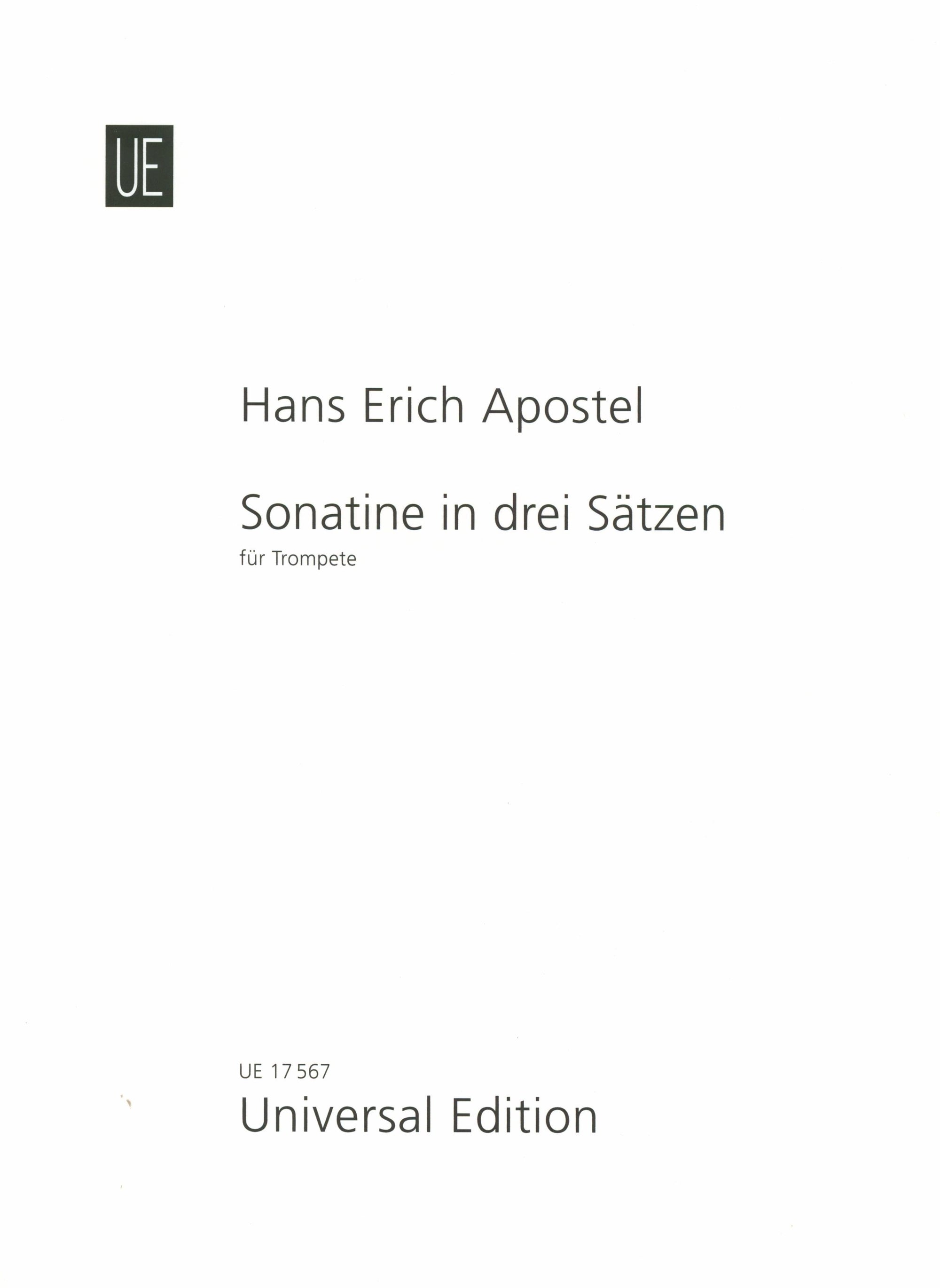 Apostel: Sonatine in 3 Movements, Op. 42a