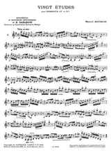 Bitsch: 20 Études for Trumpet