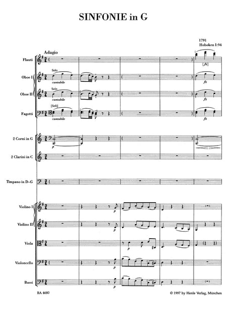 Haydn: Symphony No. 94 in G Major, Hob. I:94