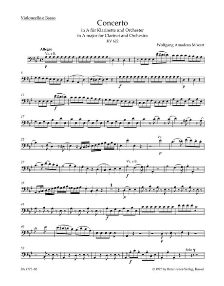 Mozart: Clarinet Concerto in A Major, K. 622