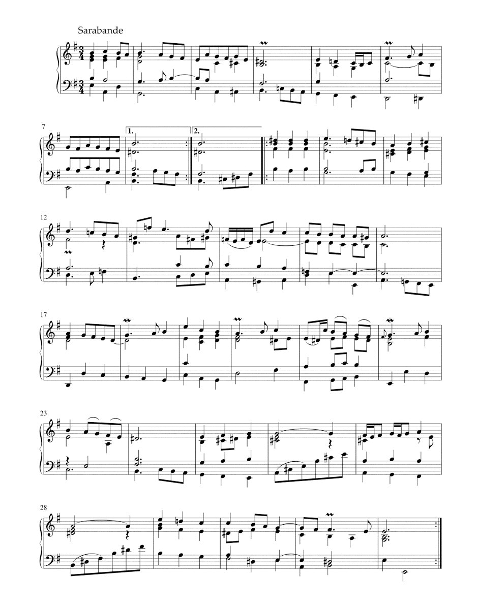 Bach: Suites, Partitas, Sonatas (transc. for harpsichord)