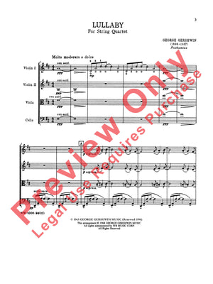 Gershwin: Lullaby for String Quartet
