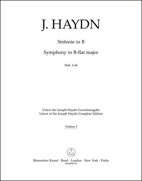 Haydn: Symphony in B-flat Major, Hob. I:66