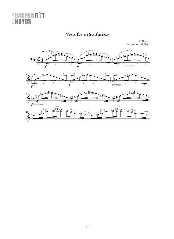 Boehm: 12 Exercises for Flute