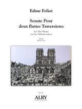 Foliot: Sonata for 2 Flutes (or Treble Recorders)