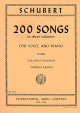 Schubert: 200 Songs. - Volume II. 50 Songs