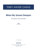 T.W. Owens: When My Senses Deepen