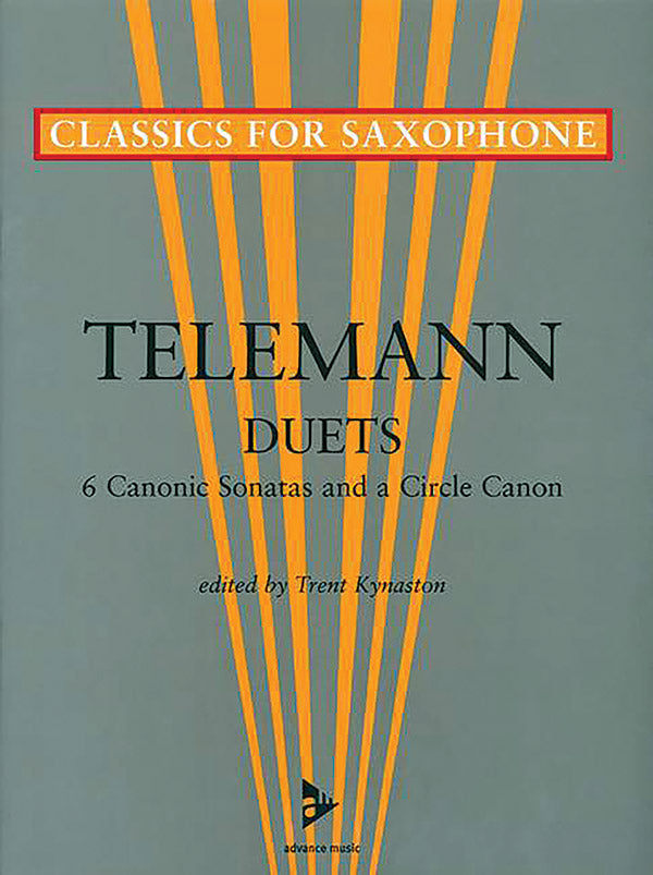 Telemann: 6 Canonic Sonatas and a Circle Canon (arr. for 2 saxophones)