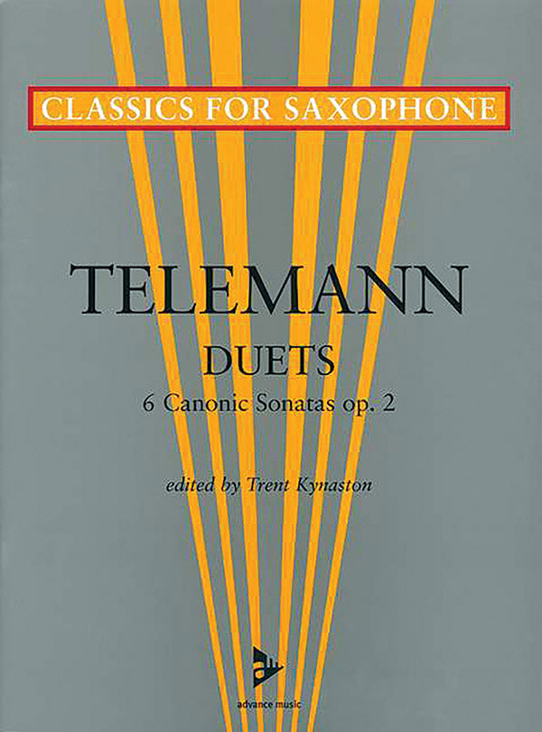 Telemann: 6 Canonic Sonatas, Op. 2 (arr. for 2 saxophones)