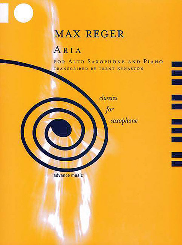 Reger: Aria, Op. 103a, No. 3 (arr. for saxophone & piano)