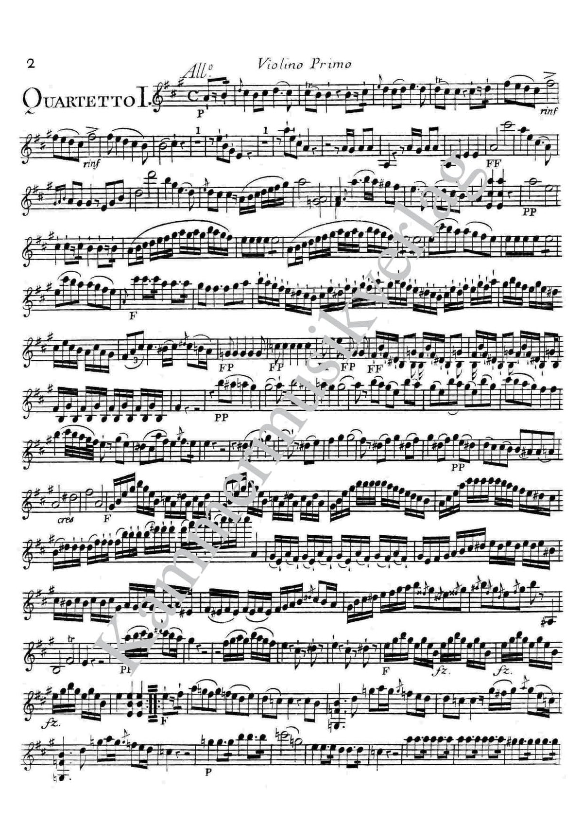 Pleyel: 6 String Quartets, Op. 2 (B. 307-312)