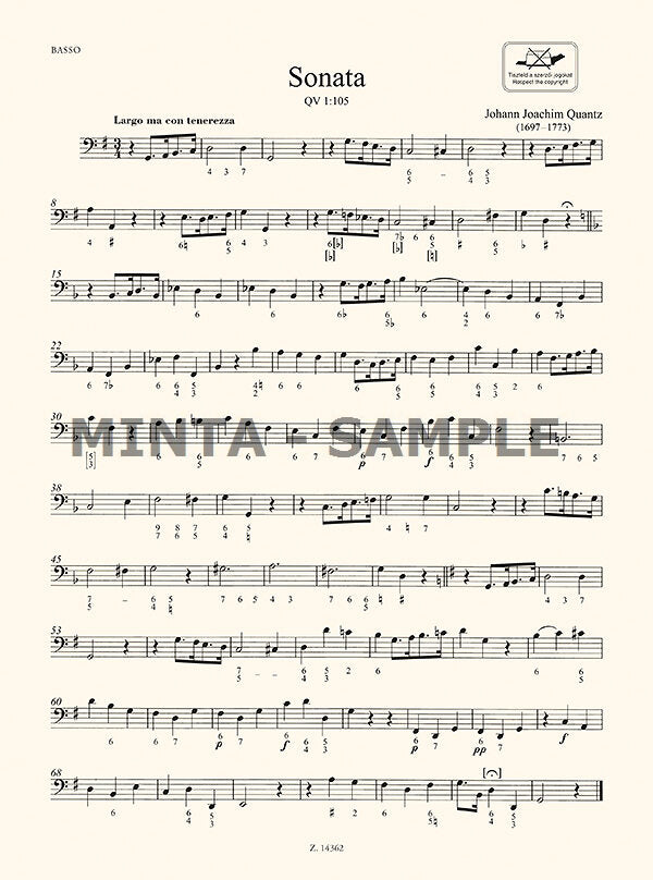 Quantz: 5 Flute Sonatas